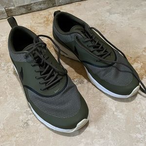 Nike Air Max Thea in olive green. Womens 7
